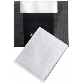 Resim 3’lü Özel Paket Premium Erkek Mendil Seti %100 Pamuk 42x42 cm Beyaz 