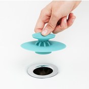 Resim Büro Ev Ofis Yazlık İçin Vakumlu Mutfak Banyo Lavabo Süzücü Durdurma Tahliye Süzgeci 