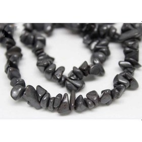 Resim Hematit Kırık Doğal Taş Dizisi 