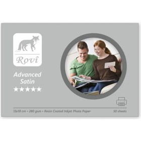 Resim Rovi Advanced Satin Fotoğraf Kağıdı - 280Gsm - 50Yp - 13X18cm 