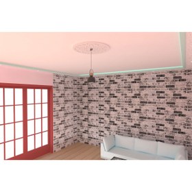 Resim MOTİFPİYER Lamba Tavan Göbeği-Yuvarlak-67-56cm-2adet 