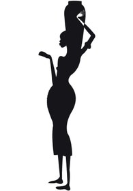 Resim Genel Markalar Afrikalı Kadın Oto Motor Laptop Duvar Folyo Sticker (Tip 8) 25x77 Cm 