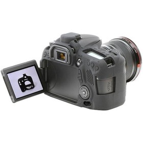 Resim Sanger Canon 70D Uyumlu Silikon Kılıf 