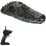 Resim Çocuklar Yetişkin Simülasyon Timsah Kafası Elektrikli Yarış Teknesi 10km/h Yüksek Hız 2 Kanallı Uzaktan Kumandalı Tekneler Havuzlar İçin Sahte Oyuncak 