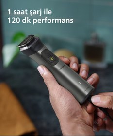 Resim Philips 13'ü 1 Arada Erkek Bakım Seti - Yüz/saç/vücut (Islak/kuru Kullanım) MG7920/15 