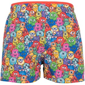 Resim Kom monstro erkek çocuk şort mayo - CORAL / 4 yaş 