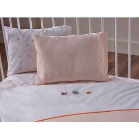 Resim Doqu Home Nakışlı Bebek Nevresim Takımı Akvaryum Bebek - Somon Çok Renkli 