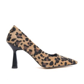 Resim Divolya Vest Leopar (8cm) Topuk Boyu Günlük Kullanım Stiletto 