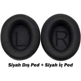 Resim Bose Qc2 Kulaklık Pedi Qc25 Ae2 Qc2 Qc15 Qc35 Qc35Ii Süngeri Siyah - Siyah 