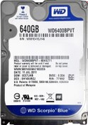 Resim Western Digital Scorpio Blue WD6400BPVT 640 GB HDD 