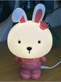 Resim Prozen TAVŞAN Dekoratif 3 Kademe Led Işıklı Çocuk Masa Gece Lambası 