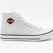 Resim Harley Davidson 023m100382 Pittsburgh Plain White Erkek Sneaker 