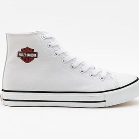 Resim Harley Davidson 023m100382 Pittsburgh Plain White Erkek Sneaker 