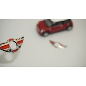 Resim Mini Cooper English Flag Kapı Pimi Çerçeveleri Krom Metal 3M Logo (550755459) 