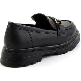 Resim Siyah Kadın Loafer Ayakkabı K01179828109 Siyah 