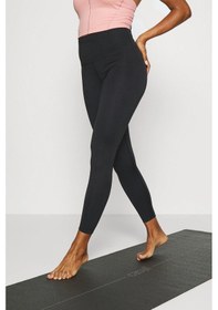 Resim Nike Yoga Women's High Rise Leggings Yüksek Belli 7/8 Boy Toparlayıcı Tayt Siyah 