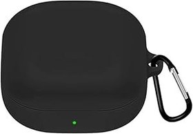 Resim Nanospace ​Samsung Galaxy Buds FE İle Uyumlu Renkli Silikon Kancalı Kılıf (siyah) 