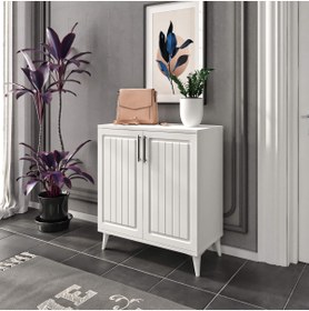 Resim Baby Darling Latte 4 Bölmeli Ayakkabılık %100 Mdf 