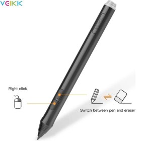 Resim Veikk Veikk A50, A15 ve A15 Pro Grafik Tabletler Için Pilsiz Pasif Kalem (VEIKK-P02) 