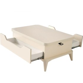 Resim Zerenland - 92 Çift Çekmeceli Akıllı Sehpa, Sihirli Sehpa, Orta Sehpa, Laptop Masası 