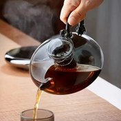 Resim Yeni Güncellenmiş - Zarif Yüksek Borosilikat Cam Çaydanlık, Yüksek Sıcaklık Dayanıklı, Isı Geçirmez Su Kettle, Çay Su Ayrımı, Alev ve Elektrikli Ocakta Su Kaynatmak İçin Çok Uygun, Ev veya Ofis Kullanımı İçin Uygun, 10 Önemli Tatil (Noel, Cadılar Bayramı, Sevgililer Günü, vb.) İçin Çay Severler İçin Şık Bir Hediye 