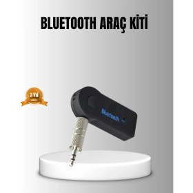 Resim Akinco Bluetooth Aux Araç Kiti Eller Serbest Müzik Çalar Dahili Mikrofonlu 