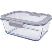 Resim Primanova D-NEOGGL080 Fika Glace Cam Saklama Kabı 800 ml Gri 