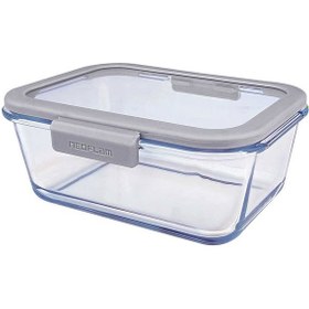 Resim Primanova D-NEOGGL080 Fika Glace Cam Saklama Kabı 800 ml Gri 