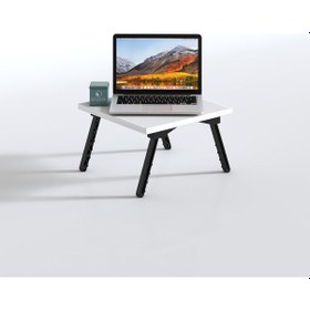 Resim Kenzlife Laptop Dizüstü Bilgisayar Sehpası Tankutay Byz 20 39 39 Yemek Sofra Siyah Ayak 