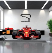 Resim Lazer Kesim Metal Duvar Dekoru Meksika Grand Prix Metal Duvar Tablosu Formula 1 