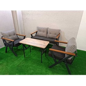 Resim Store Metal Çay Seti Koltuk Takımı 2+1+1+Masa 
