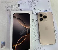 Resim Apple iPhone 16 Pro İkinci El TR | 256 GB | Çöl Titanyum İkinci El IPHONE 16 PRO 256GB HATASIZ KUTULU FATURALI