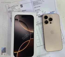 Resim Apple iPhone 16 Pro İkinci El TR | 256 GB | Çöl Titanyum 