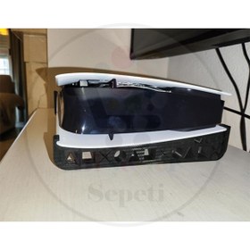 Resim Bi'şeyler Sepeti PS5 Slim Playstation 5 Slim Disc Horizontal Yatay PS Logolu Stand Aksesuar -BEYAZ RENK 