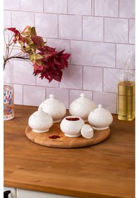 Resim Emsan Grape 5'li Baharat Takımı Beyaz 