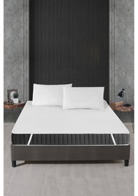 Resim Alez Micro Dört Köşe Lastik Yatak Koruyucu 160 200 Cm Çok Renkli 