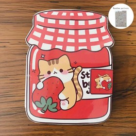 Resim Çilek Kedi Temalı Kombinasyon Seti: 1 Kendin Yap Çilek Kedi El İşi Seti + 2 Rastgele Desenli Sticker - Renkli Plastik Parçalar, Yaratıcı Kesim ve Bulmaca Yapımı İçin Uygun, Doğum Günleri, Noel ve Yeni Yıl Hediyeleri için Mükemmel 