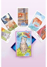 Resim Kedi Tarot Destesi - 78 Tarot Kartı Ve Rehber Kitap Özel Kutulu Set 
