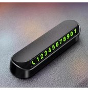 Resim Içi Park Telefon Numarası Fosforlu Numaratör Oto Cam Kartı 