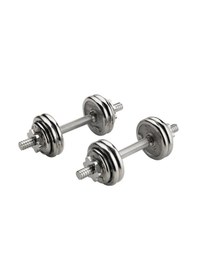 Resim CKSpor 20 KG Krom Dumbell Seti Çantalı Döküm Plaka Dambıl Seti Cks20 