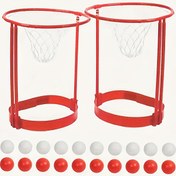Resim 1 Paket Başlık Basketbol Parti Oyun Seti - Çocuk ve Yetişkinler İçin Taşınabilir Ayarlanabilir Sepet Ağı, Toplu Doğum Günü Karnavalı Ofis Etkinliği İç ve Dış Mekan Aktivitesi Eğlenceli Hediye Okula Dönüş 
