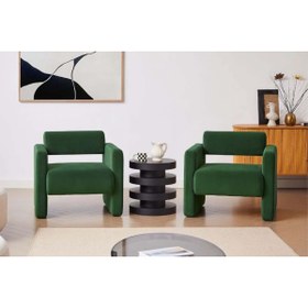 Resim Vivense MONO İKİLİ BERJER SETİ, YEŞİL 