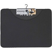 Resim M-pets Duplex Elekli Kedi Kumu Paspası Siyah 60x45 Cm 244-53032.02 