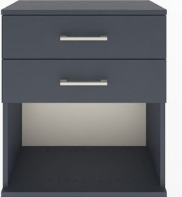 Resim Arges Komodin 4 Çekmeceli 60x30x80 Antrasit-antrasit Antrasit 