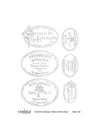 Resim Cadence Gümüş Varak Pirinç Dekoapaj Kağıdı - Model 38 