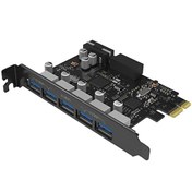 Resim PCI Express 1x 5 Portlu USB 3.0 Çoklayıcı Kart Orico