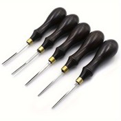 Resim Keskin Deri Kenar Törpüleyici/Parlatıcı Aracı, Kemer Kazıyıcı, Alaşım Çelik Bıçak, Deri Zanaat DIY Aracı - 0.6mm/0.7mm/1.3mm/1.8mm/2.25mm 