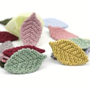 Resim 40 adet Karışık Renkler Ses Dalgası Teknolojisi Kabartmalı Polar Yaprak Aplikeleri DIY El İşleri, Giyim, Tayt, Ayakkabı & Şapka için - 1.5x2.7cm 