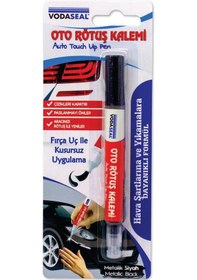 Resim Vodaseal Fırça Uçlu Oto Rötuş Kalemi 5 Ml. - Metalik Siyah 