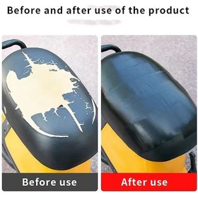 Resim 1 Rulo Kendinden Yapışkanlı Güçlü Suni Deri Yama Su Geçirmez Pu Tamir Scooter 5cmx5mx1 